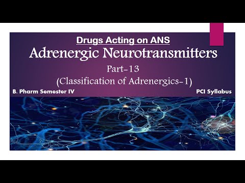 Adrenergic Neurotransmitters Part-13 (SAR of Sympathomimetics) B. Pharm Sem IV As Per PCI Syllabus