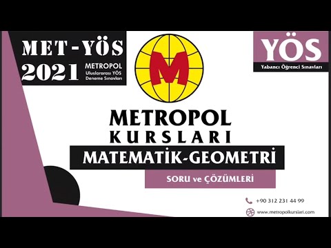 MET-YÖS 2021 Matematik ve Geometri Çözümleri